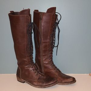 Tall Leather Riding Boots